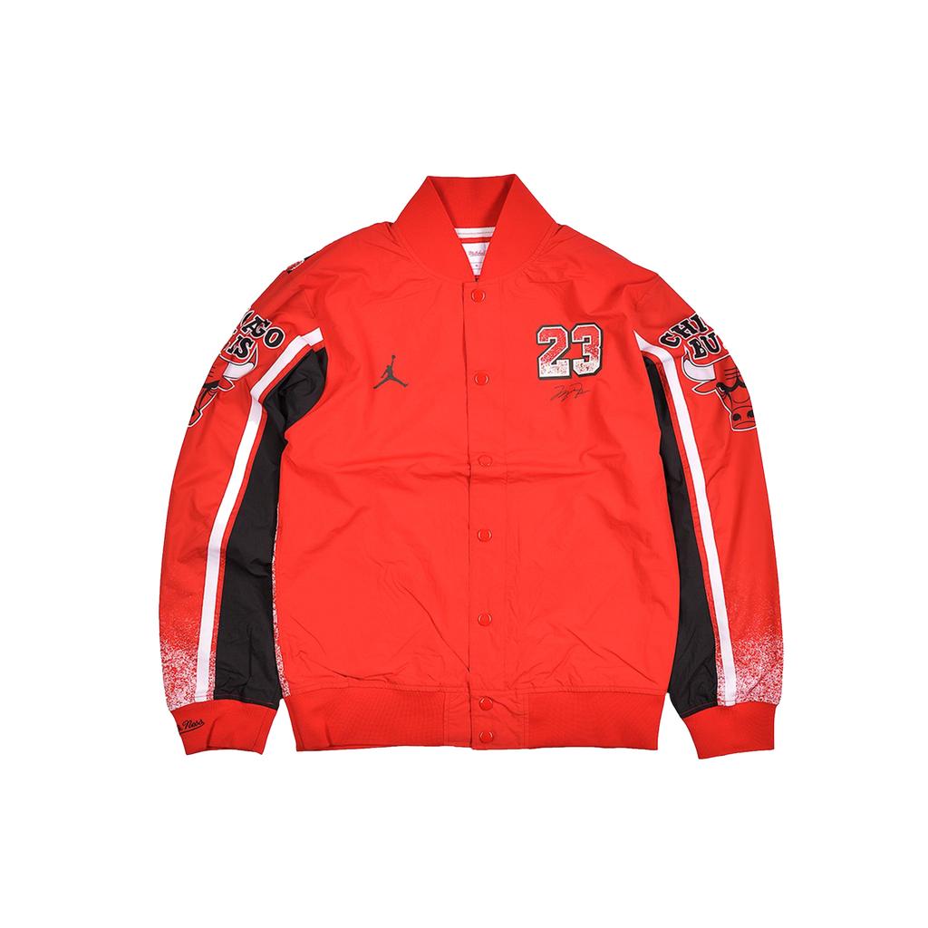 Jordan X Mitchell & Ness 1988 All Star Warm-Up Printed Jacket Unisex Jacket Red CW0884-657
