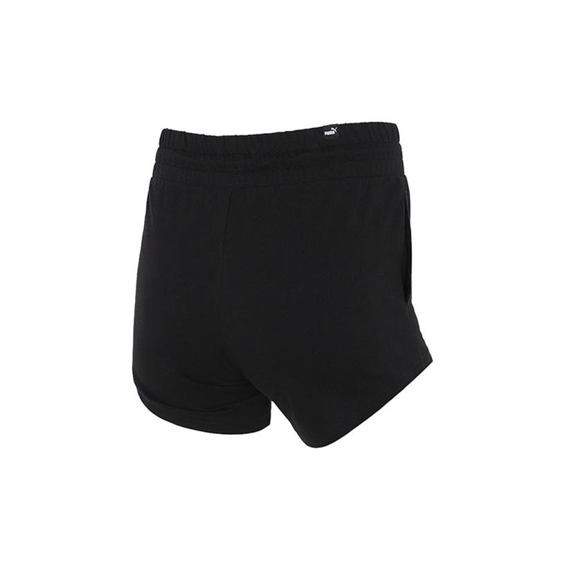 Puma Шорты для бега, тренировок, фитнеса, женские шорты, черные 845972-01