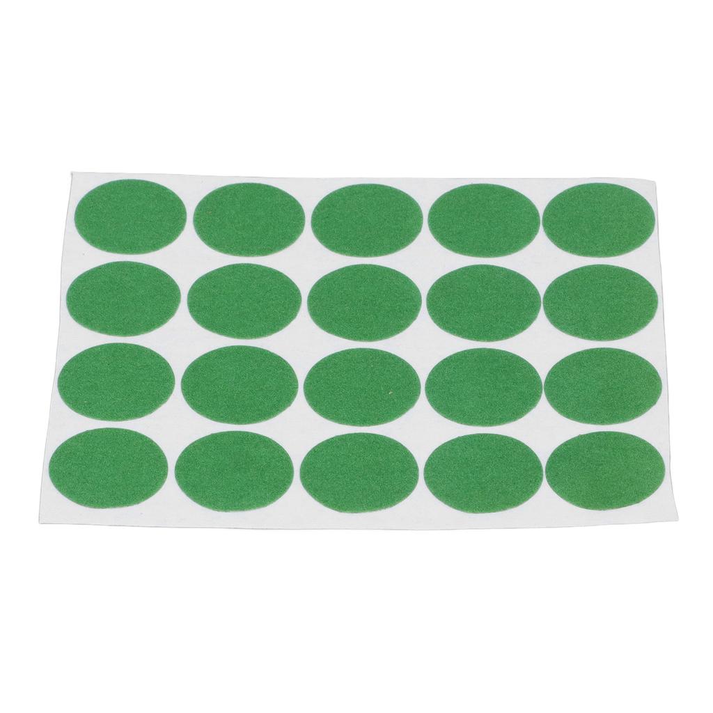 Billiard Patch Sticker 1 Sheet of 20pcs Fade Proof Strong Adhesion Pool Cloth Repair Sticker Patch