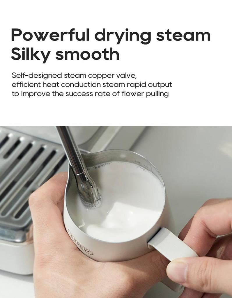 HiBREW H10Plus Espresso Coffee Machine, 20Bar Semi-Automatic Coffee Maker, Fast Heating, Temperature Control