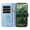 For Motorola Moto G35 5G Leather Case Wallet Phone Cover Dandelion Imprint
