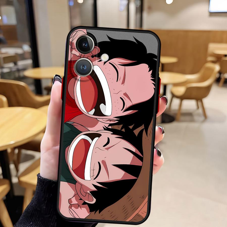 Чехол для iPhone 17 Pro Max 11 XS XR 13 Mini 14 Air 7 8 SE 15 16 Plus 12 с изображением Луффи из аниме One Piece, задняя крышка телефона Funda
