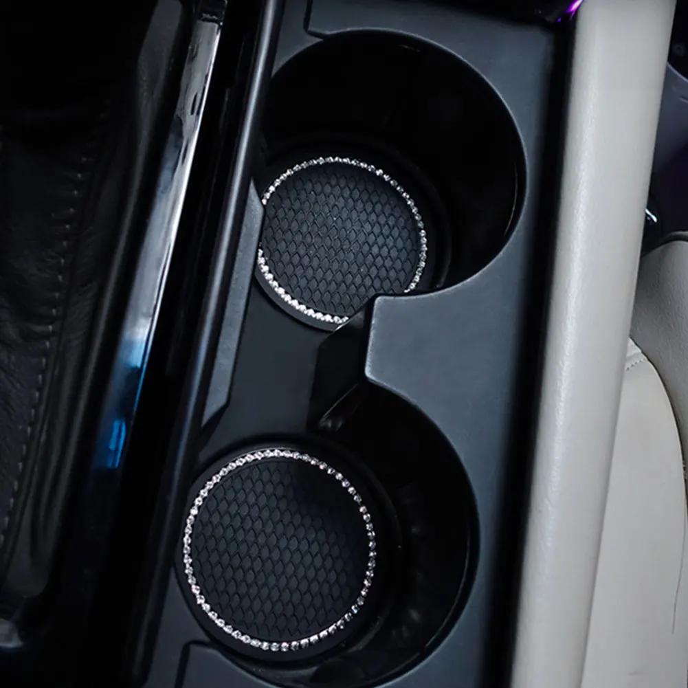 1 шт. автомобильный держатель для стакана с водой из стразов, противоскользящий коврик, силикагель, нескользящий автомобильный коврик для салона автомобиля Mini Cooper