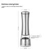 Jingmao Stainless Steel White Pepper Grinder Bottle, Salt And Black Pepper Powder, Peppercorn, Home Manual  High-End Core