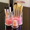 1 шт. прозрачный органайзер для кистей для макияжа, настольный органайзер для губной помады, канцелярские принадлежности, органайзер для ручек, акриловое многофункциональное ведро для ручек
