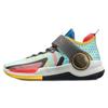 Li Ning Wade Fission 7 Удобная амортизация Нескользящие Износостойкие Баскетбольные кроссовки средней высоты Мужские Синие ABPR025-5