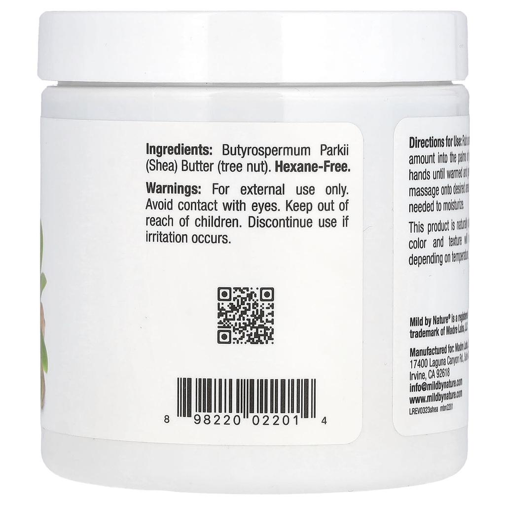 Mild By Nature Moisturizing Shea Butter, 7 Oz (198 G)