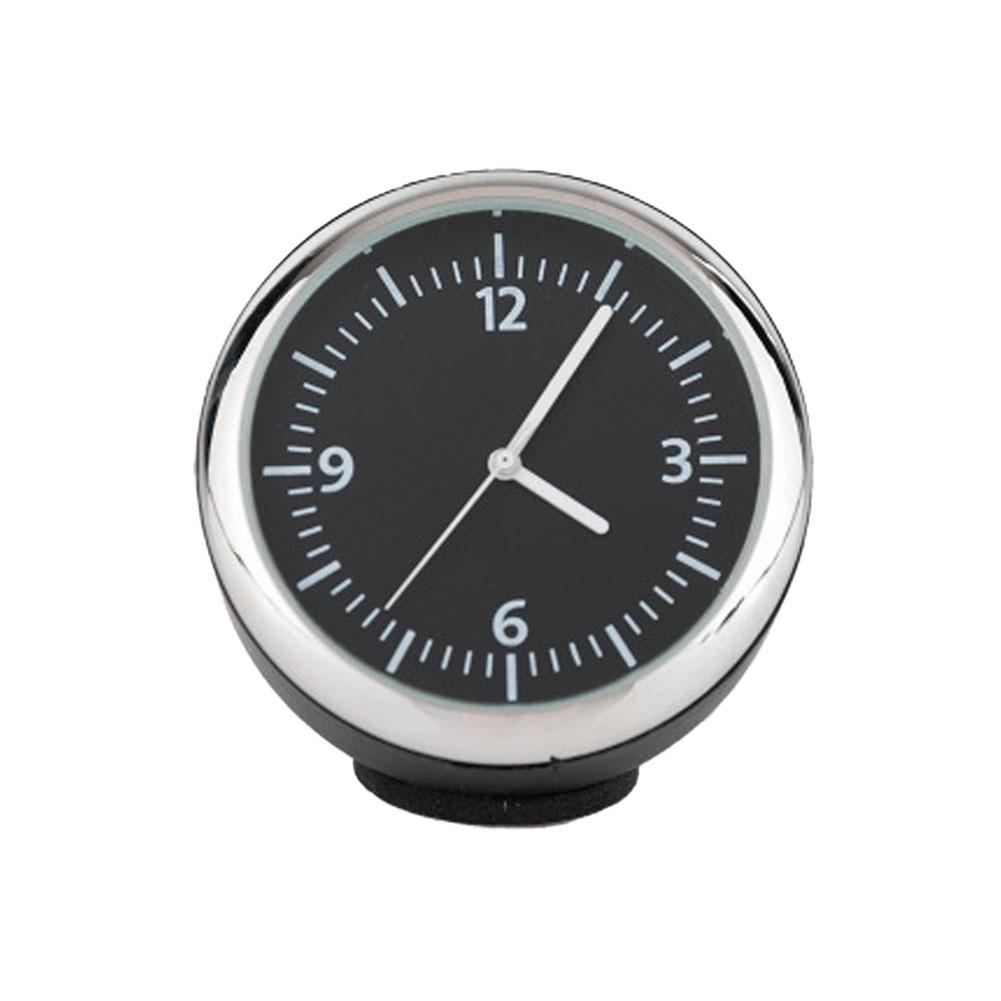 Светящиеся часы Измеритель влажности Украшение на приборную панель Мини-часы Датчик температуры Аналоговый термометр Наклейка Цифровые часы Датчик