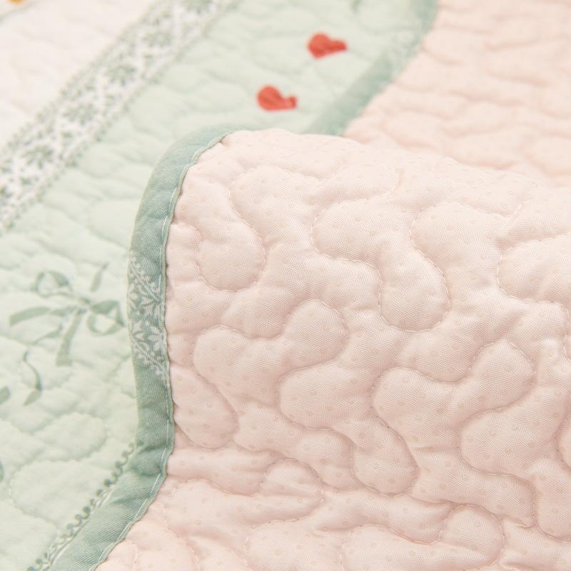 Pastoral Ins Wind Cotton Sofa Cushion, Four-Season Universal Non-Slip Seat Cushion, Leather Wood Sofa Cover, Cover Towel, Cover Cloth