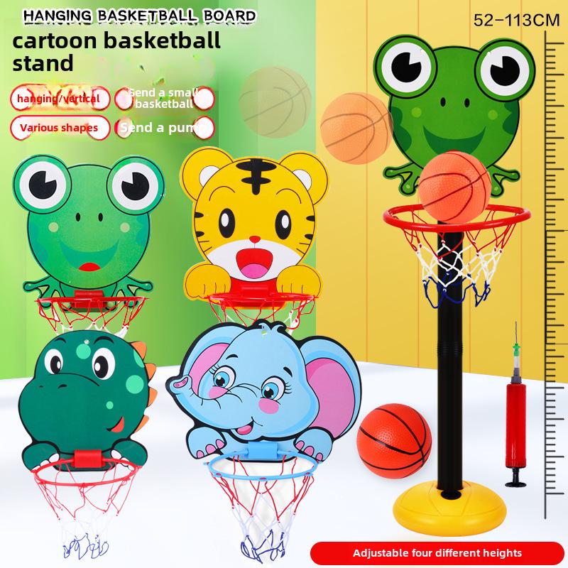 Wall-Mounted Indoor Basketball Hoop Toy for Boys, Ages 1-3