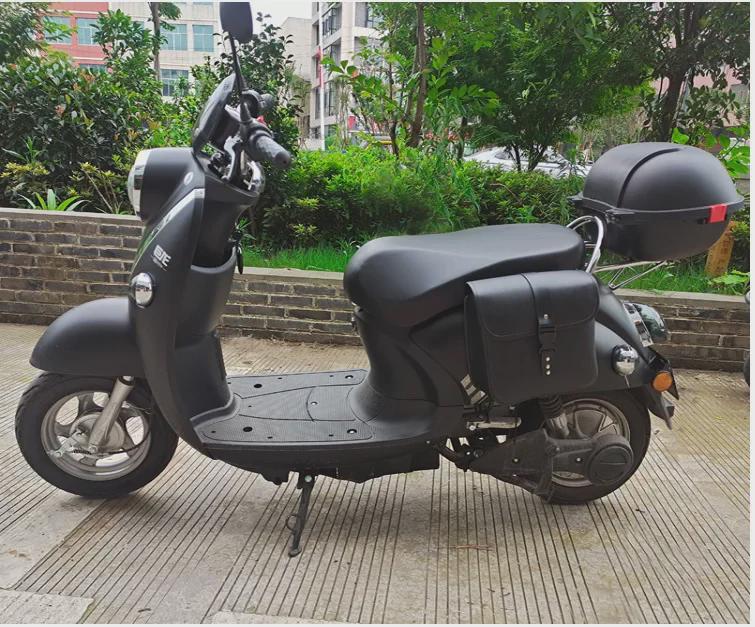 Универсальная кожаная водонепроницаемая боковая сумка для ретро-мотоцикла Yamaha GT150 Bigfoot 125