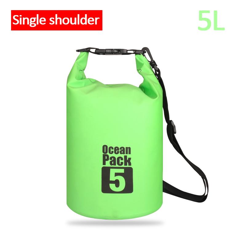 500D Waterproof Swimming Bag Dry Sack 2/5/10/15/20/30L Waterproof Floating Dry Gear Bags For Boating Fishing Rafting Swimming