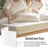 4 Pcs Bed Sheet Holder Fitted Sheet Securing Clips for Corner Adjustable Anti-Slip Bedsheet Fasteners Keep Sheets Firm And Tight for All Mattress