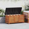 VidaXL Garden Storage Box 117x50x55 Cm Solid Eucalyptus