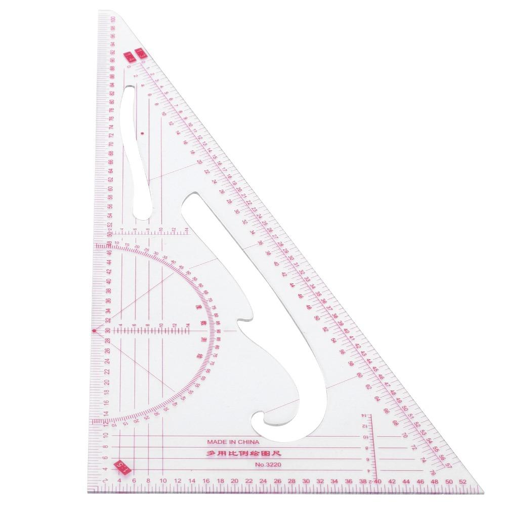 3pcs Flexible Garment Ruler Precise Measurement Scale Multifunctional Ruler Pattern Making