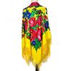 160*160cm Russian Square Scarf Women Floral Print Bandana Fringed Shawls