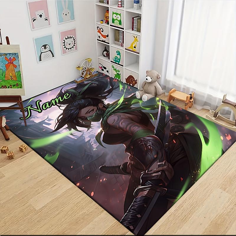 Custom Name Ballerina Cappuccino Carpet Rug Customizable Soft Washable Anti-Slip Home Living Room Sofa Mats Personalized Rug. 0909152