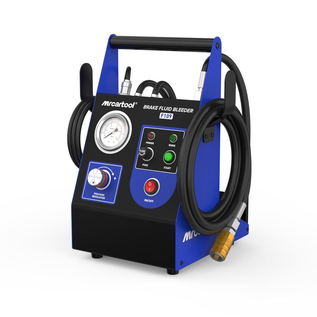 MR CARTOOL F109 Car Brake Fluid Extractor Oil Pump Brake Oil Changer Machine 1.2L Recycle Bottle Brake Bleeder Fluid Pump Kit