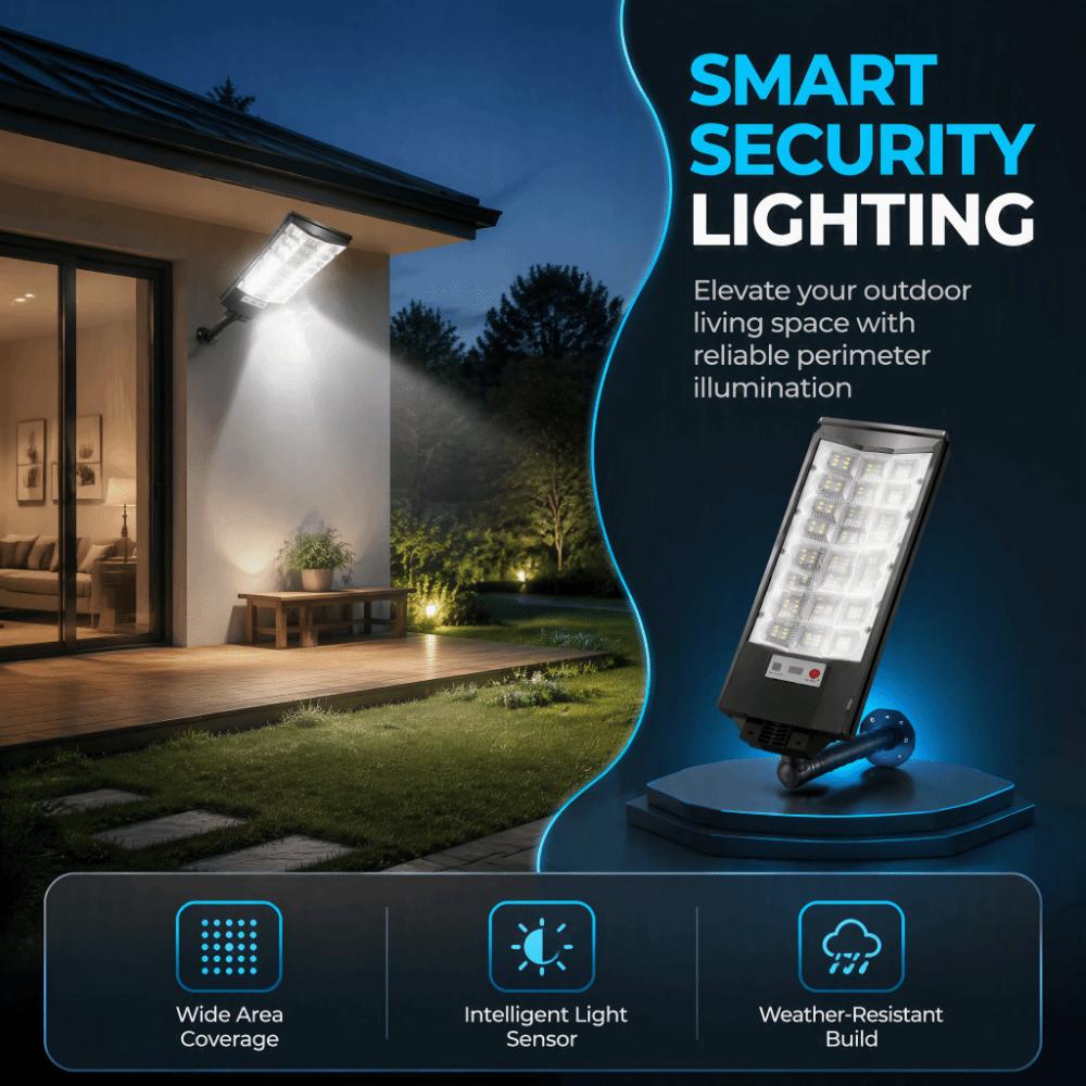 Intelligent Motion Detection Integrated Solar Street Light Waterproof Outdoor Solar Light Garden