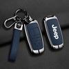 Совместимый чехол для ключа Jeep для Compass, Renegade, Cherokee, Grand Commander, Grand Cherokee