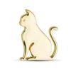 Meltryllis Car Emblem Car Seal 3D Cat Sticker Sticker Double Sided Tape Easy Install