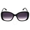 Grey Gradient Square Ladies Sunglasses Gg0762s 001 56