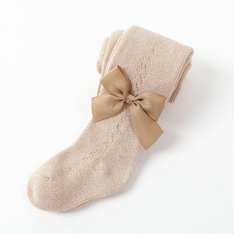 1 пара колготок для маленьких девочек, колготки в европейском стиле в стиле ретро, колготки с бантом для маленьких девочек, весенне-осенние дышащие чулки для детей 0-4 лет