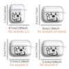 Простой счастливый смайлик Прозрачные Чехлы для Наушников Чехол Для Airpods 4 3 Pro3 Pro2 2 Pro 1