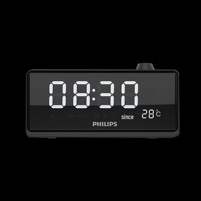 Philips LED часы-радио с большим экраном, Bluetooth-динамик, китайская вилка (адаптер в комплекте)