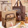Capybara Student Tote: Multi-use Bag for Books, Files, Art, and Tutoring