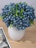 6 шт. пластиковые искусственные ягоды черники искусственные цветы черники для дома, свадьбы, офиса, вечеринки, декор