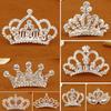 Shiny Hair Clip Small Girls Diadem Crown Tiara Children Head Hair Jewelry Accessories for Hair Ornaments Baby Hairpin