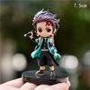 1/6 шт. Аниме Фигурка Клинок Рассекающий Демонов Q Posket Kimetsu No Yaiba Кукла Танджиро Незуко Зеницу Кавайная модель ПВХ Игрушка Настольное украшение