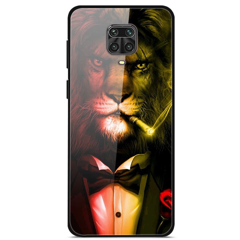 Закаленное Стекло Чехол Для Xiaomi Redmi Note 9S Чехол Мягкий Бампер Жесткий Стеклянный Чехол Для Xiaomi Redmi Note 9 S 9S Pro Max Чехол Для Телефона