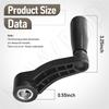 AD23-Drill Press Table Elevation Crank Handle P/N 1344258 For Drill Press Table,14.5Mm (9/16Inch) Diameter Elevating Shaft