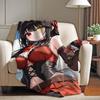 Токисаки Куруми D-date A Live Плед Теплый И Мягкий Подходит Для Спальни Гостиной Дивана Постели Офиса Путешествий Кемпинга
