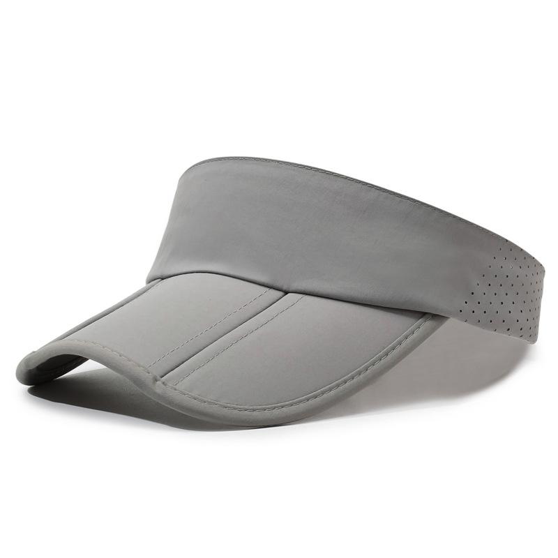 Quick-Drying Breathable Empty Top Hat Unisex Outdoor Sun Protection Sunshade Hat Foldable Sports Hat
