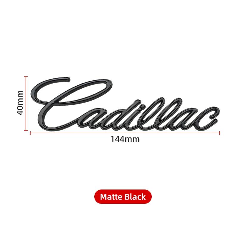 3D Metal Letter Car Tail Sticker Fender Side Trunk Badge For Cadillac ATS BLS AS29 CTS EXT SLR SRX STS XT4 XTS XT6 Escalade Deville