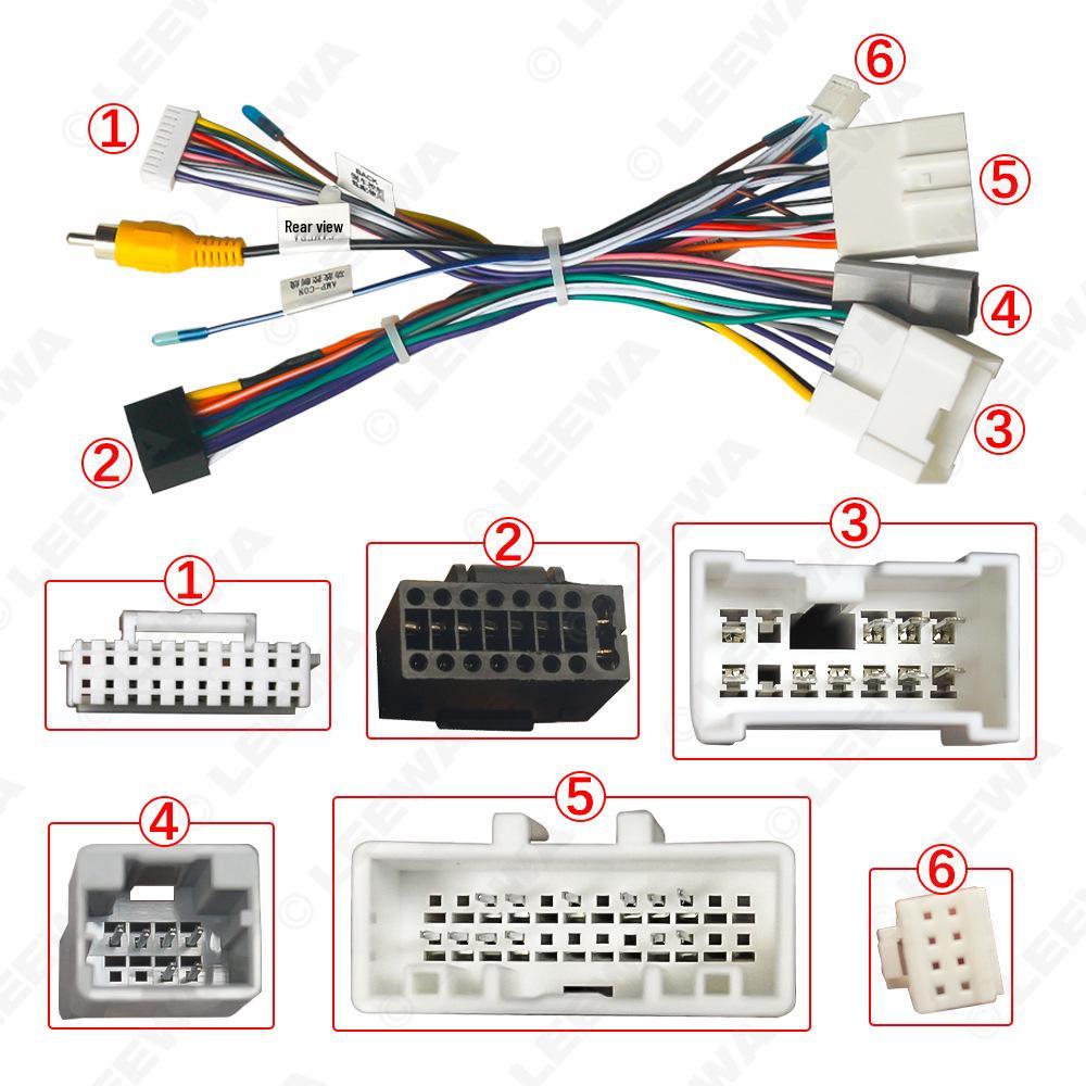 2017+ Renault Captur/Dacia Clio 16-контактный блок питания для навигации с большим экраном Android
