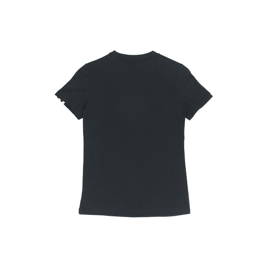 Adidas 3-Stripes Sport Round Neck Short Sleeve T-Shirt Women Tops Black GL0784