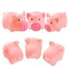 50 шт. мультяшная резиновая свинья, пищащая, издающая звук, снимающая стресс, игрушки для детей, сувениры на день рождения, подарок на детский душ, наполнители для пиньяты