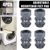 4PCS Washing Machine Foot Pad Non-slip Support Dampers Heightened Bracket Noise Reduction Shock Absorption Pad