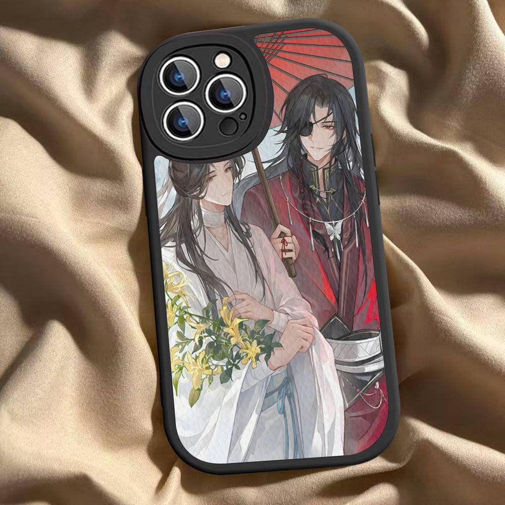 Heaven Officials Blessing For IPhone 16 15 14 16E 13 12 11 Pro Max Plus Phone Leather Case