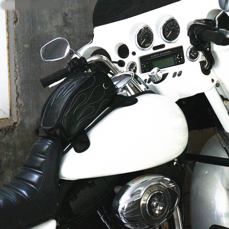 Motorcycle Tank Bag Oil Fuel Tank Bag Motorbike Saddle Bag For Honda Yamaha Suzuki Kawasaki Harley Sportster XL 883 XL1200