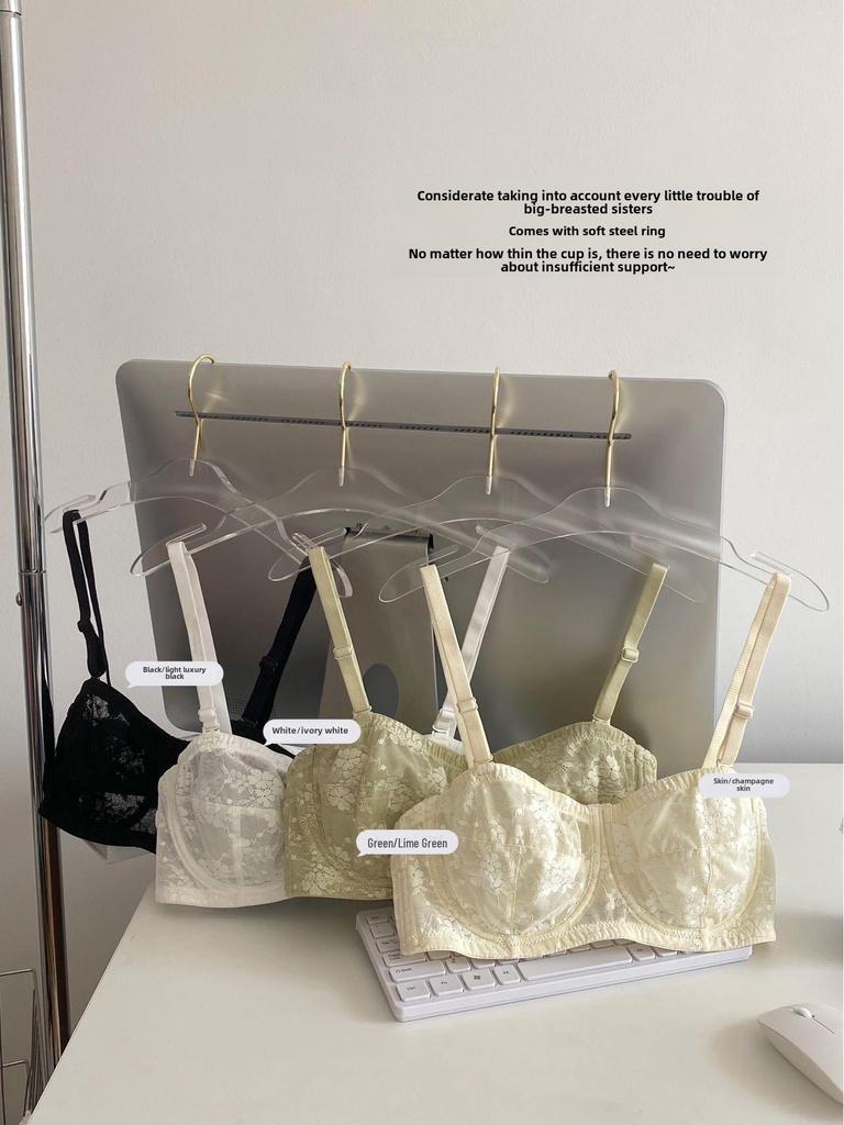 Бюстгальтер без бретелек с защитой от провисания для большой груди, маленький размер, ультратонкий, нескользящий, невидимый топ-труба