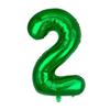 32-Inch US Number Birthday Party Balloons - Individual Aluminum Film