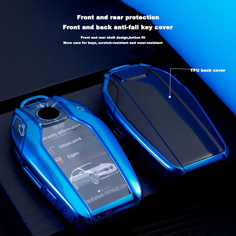 Transparent TPU Car Key Cover Case for BMW 5 7 Series G11 G12 G30 G31 G32 I8 I12 I15 G01 X3 G02 X4 G05 X5 G07 X7 Key Protector
