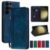 Роскошный кожаный чехол-книжка-бумажник с откидной крышкой для Samsung Galaxy S23 Ultra Plus A14 A54 A23 A33 A53 M13 M23 5G 4G Мягкий силиконовый чехол для телефона с подставкой
