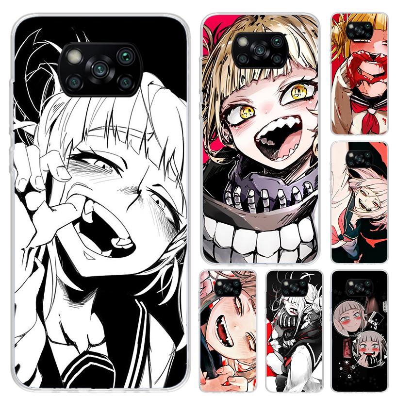 Himiko Toga Waifu Аниме MHA Чехол для телефона для Xiaomi Poco X5 X6 X7 Pro F7 Ultra M7 Redmi 15 15C 13 13C 12 12C 10 10A 10C 9 9A 9C 9T