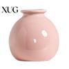 Ceramic Vases Mini Vase Solid Color Glazed Flower Desktop Decor Miniature Easy to Clean Bud for Small Hydroponic Plants Flowers Office Living